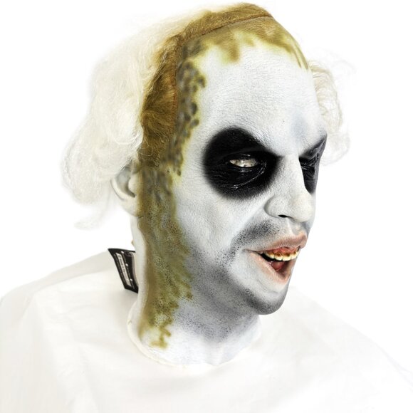 HTF Y2K - 2002  Beetlejuice w/  Hair  Latex Mask Cinema Secrets NWT NOS - Picture 3 of 13